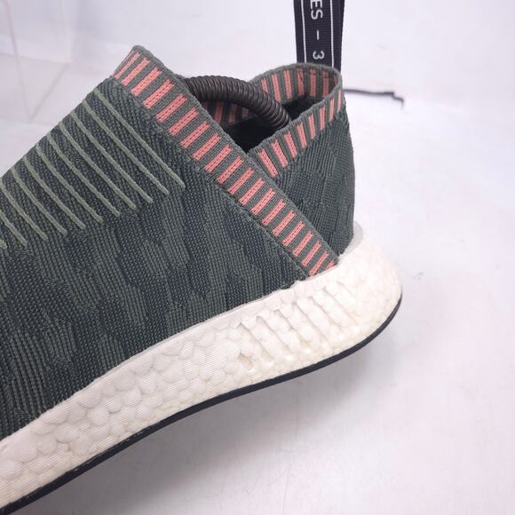 Adidas NMD CS2 Athletic Slip On Training Shoe Womens Size 9 BY8781 Gray White - Picture 8 of 10